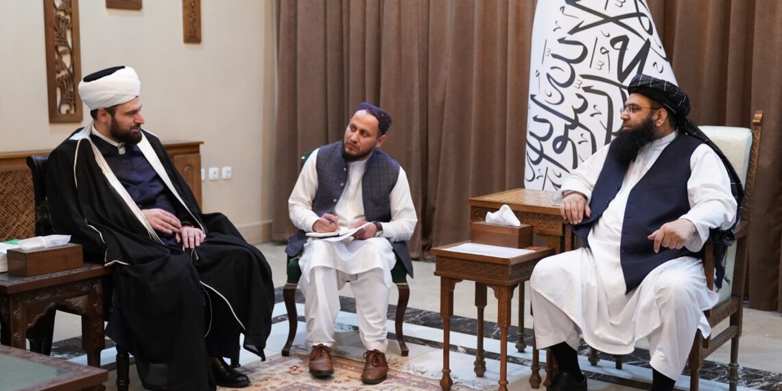 د ریاست الوزرا سیاسي مرستیال د روسیې مسلمانانو له پلاوي سره کتنه کړې