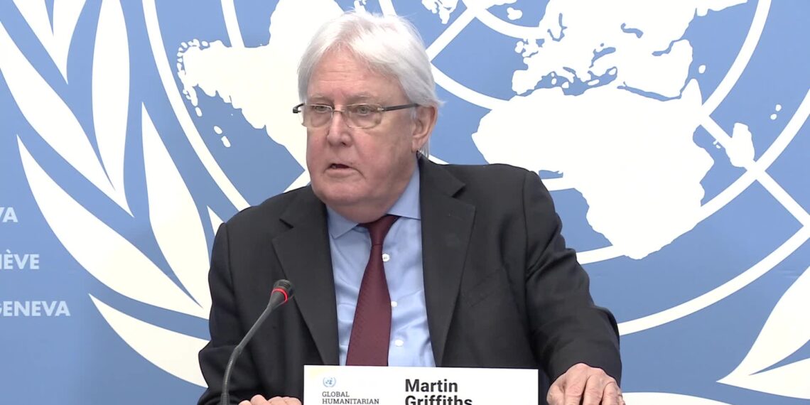 ګریفیتس: ملګرو ملتونو د افغانستان په ګډون ۱۴ بې وزله هېوادونو ته ۱۲۵ میلیونه ډالر ځانګړي کړي