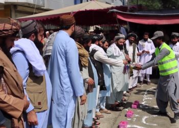 خوست ښار کې د ۱۸ میلیونه افغانیو په ارزښتد پراختیا او ښکلا پروژې پیل شوې