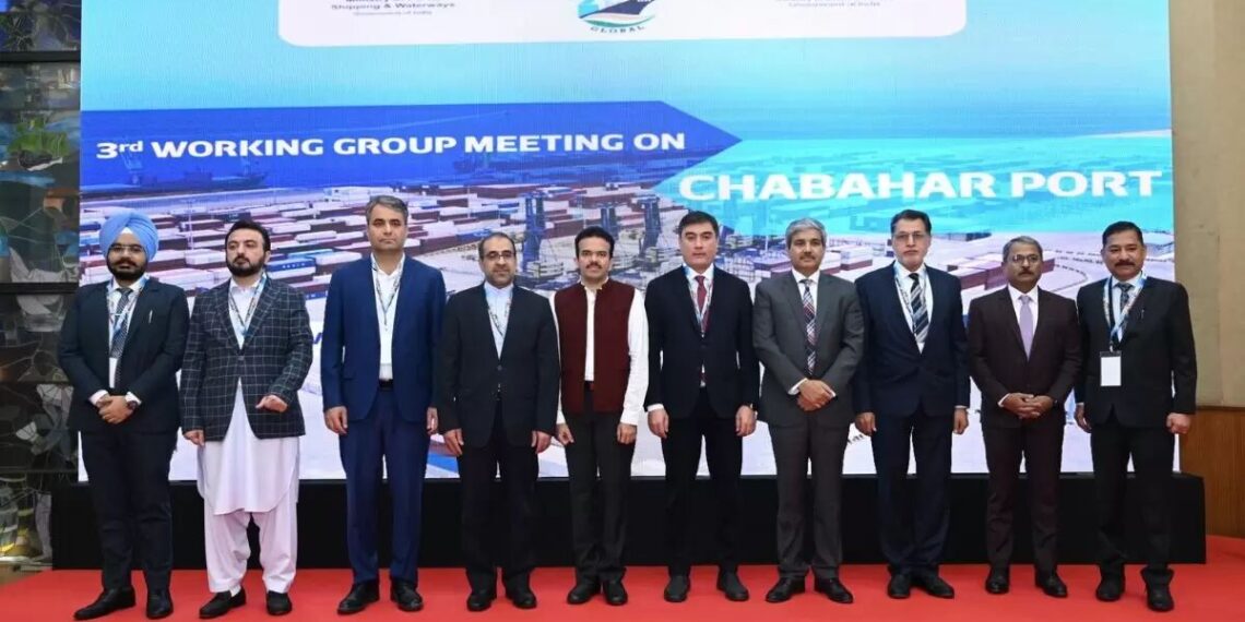 د هند، ایران او ازبېکستان چارواکو د چابهار له لارې افغانستان ته د سوداګرۍ پرارزښت خبرې کړې