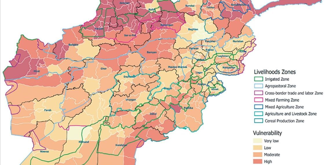 ملګري ملتونه: وچکالۍ د افغانستان للمي محصولات له منځه وړي او څاروي تلف شوي