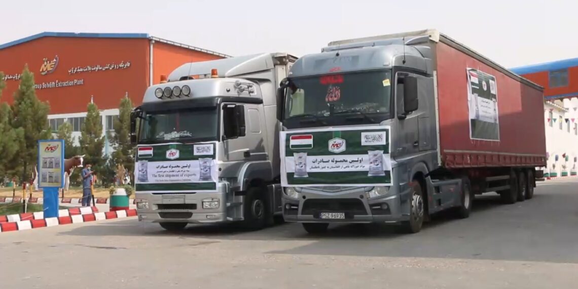 په لومړي ځل له بلخ ولایت تاجیکستان ته د کبانو خواړه صادر شول