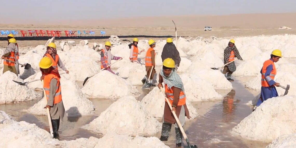 د فاریاب اندخوی مالګې کان استخراج کچه دوه برابره لوړه شوې