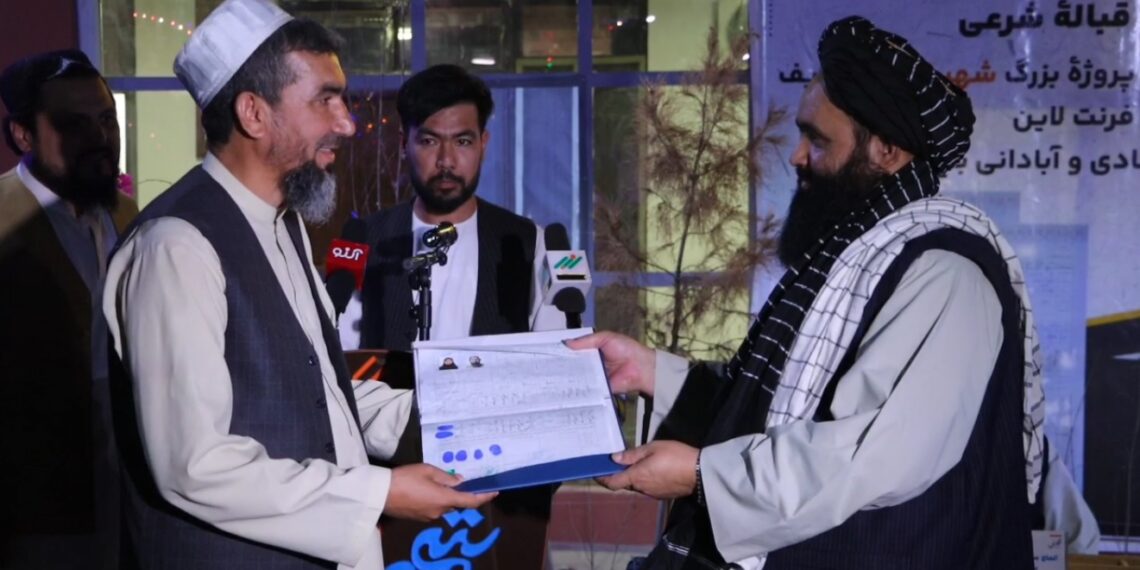 بلخ کې د مزار شهرنو استوګنیزې پروژې د قبالو وېش پیل شو