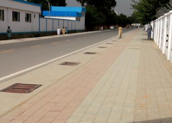 خوست ښار کې د ۱۲ ميليونه افغانيو په لګښت د پلو لارو جوړولو چارې پيل شوې