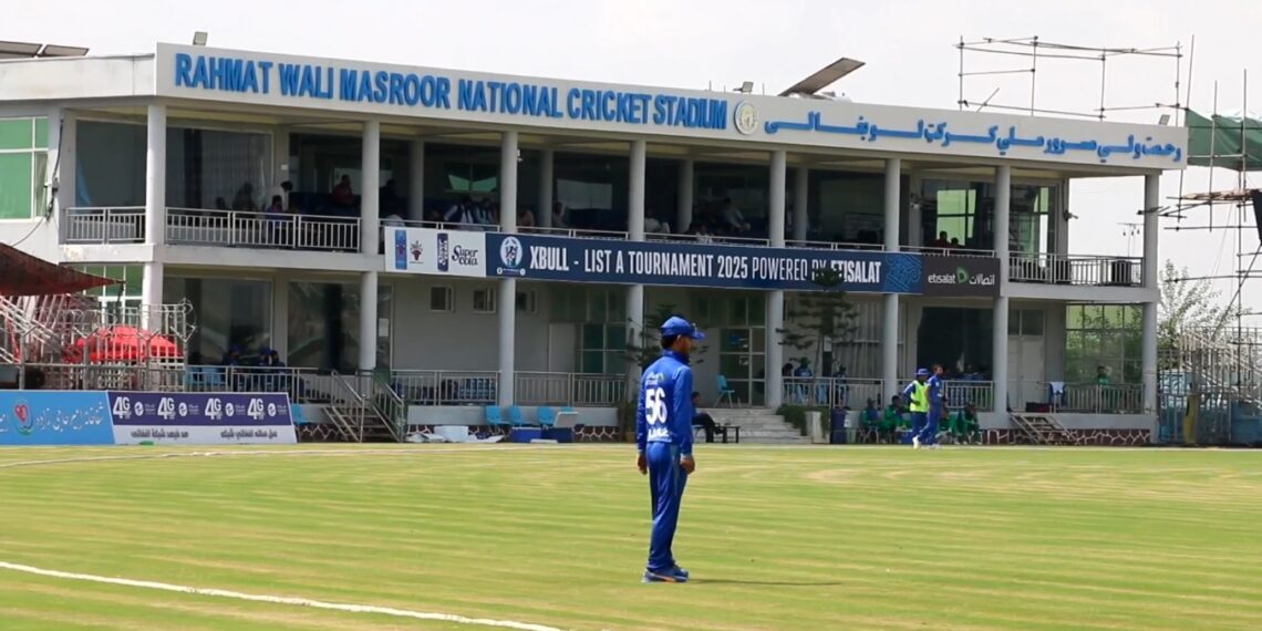 خوست کې د کورني کرېکټ لېسټ اې لوبې پېل شوې