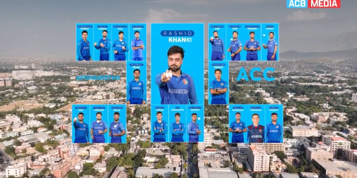د افغانستان کرېکټ بورډ د اسیا جام سياليو لپاره ملي لوبډله اعلان کړه