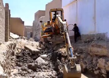 کندهار ښاروالۍ د ۱۴ میلیونه افغانیو په لګښت د استنادي ديوالونو جوړولو پروژه پیل کړه