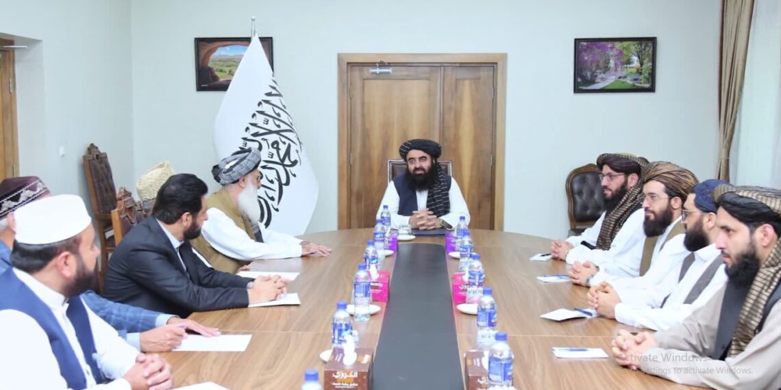 کابل ته د پاکستان جماعت اسلامي ګوند راغلي پلاوي له بهرنیو چارو وزیر سره لیدلي