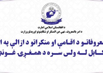 امربالمعروف وزارت: د ۱۰ زره اجباري ودونو مخنيوی مو کړی