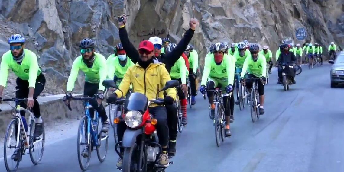 ننګرهار کې د ۱۴ ولایتونو ترمنځ د بایسکېل ځغلونې سیالیو پای لوبه وشوه