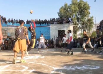 د ننګرهار په مرکزي زندان کې د ۳۵ لوبډلو ترمنځ د والیبال سیالۍ وشوې