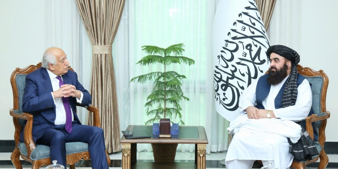 کابل کې د خلیلزاد او متقي لیدنه؛ د کابل او واشنګټن پر اړیکو خبرې شوې