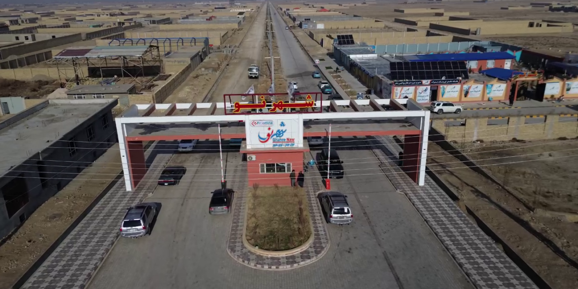 مسوولین: د مزار نوي ښارګوټي د پراختیا چارې ٧٥ سلنه بشپړې شوې دي