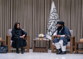 حقاني او ډيکارلو د افغانستان او نړیوالې ټولنې ترمنځ پر تعامل خبرې کړې