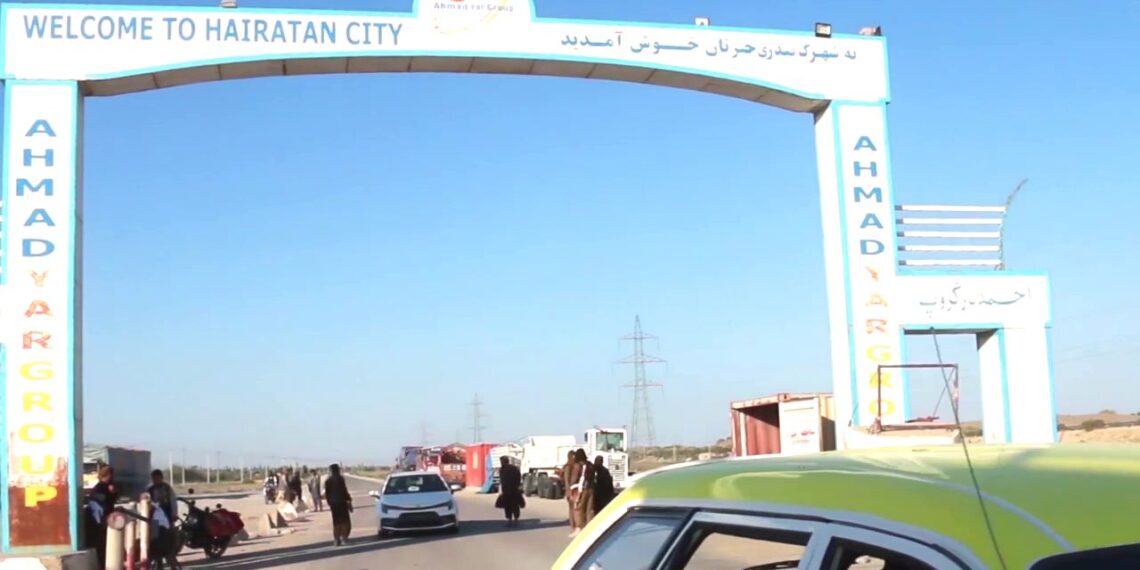 په ۲۰۲۵ کال له حیرتان بندر څخه د صاراتو کچه ۳۱ سلنه لوړه شوې