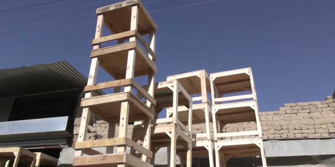 کندهار کې د ژمي په راتګ د صندلیو بازار ګرم شوی