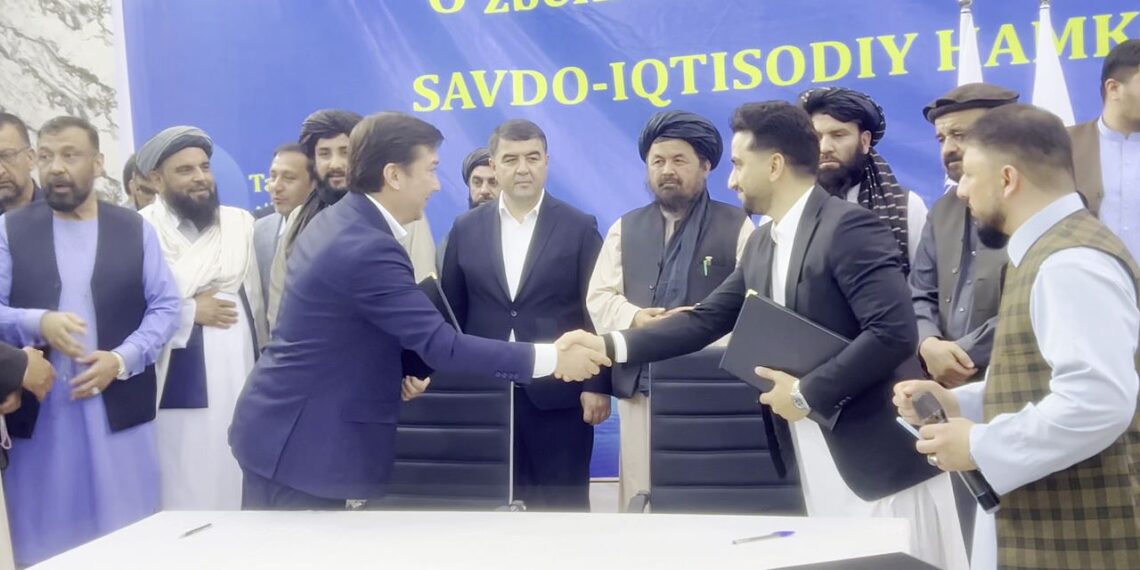 افغانستان او ازبېکستان د سوداګرۍ او اقتصادي همکاریو څو تړونونه لاسلیک کړل