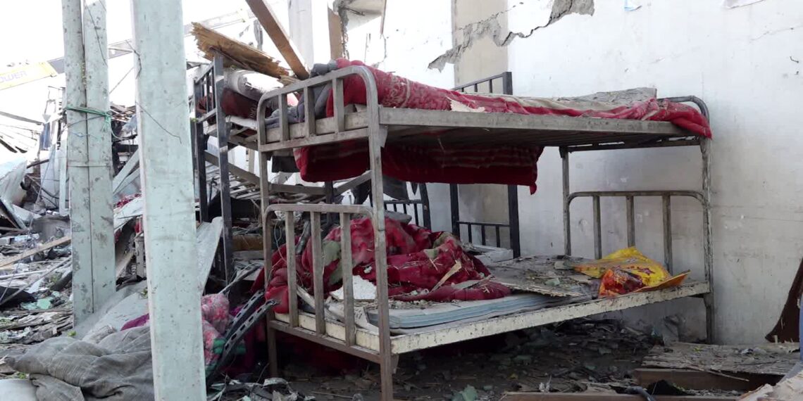 د پوځي رژیم هوايي برید کې د روږدو درملنې روغتون بشپړ ویجاړ شوی