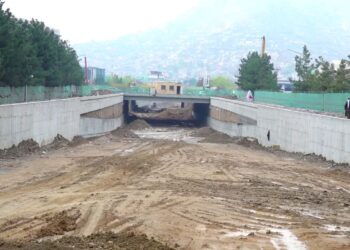 کابل ښاروالي: د برکي څلورلارې هوايي پله چارې ۸۵ سلنه بشپړې شوې دي