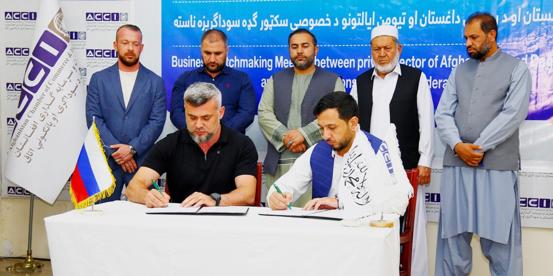 افغانستان، روسیې او قزاقستان د سلګونه میلیونه افغانیو تړونونه لاسلیک کړل