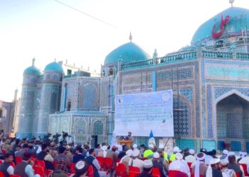 مزار شریف کې حضرت علي «رض» ته منسوبې روضې بیا رغونه پیل شوه