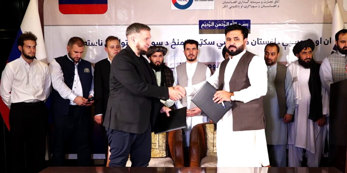 د افغانستان او داغستان خصوصي سکټور څلور سوداګریز هوکړه لیکونه لاسلیک کړل