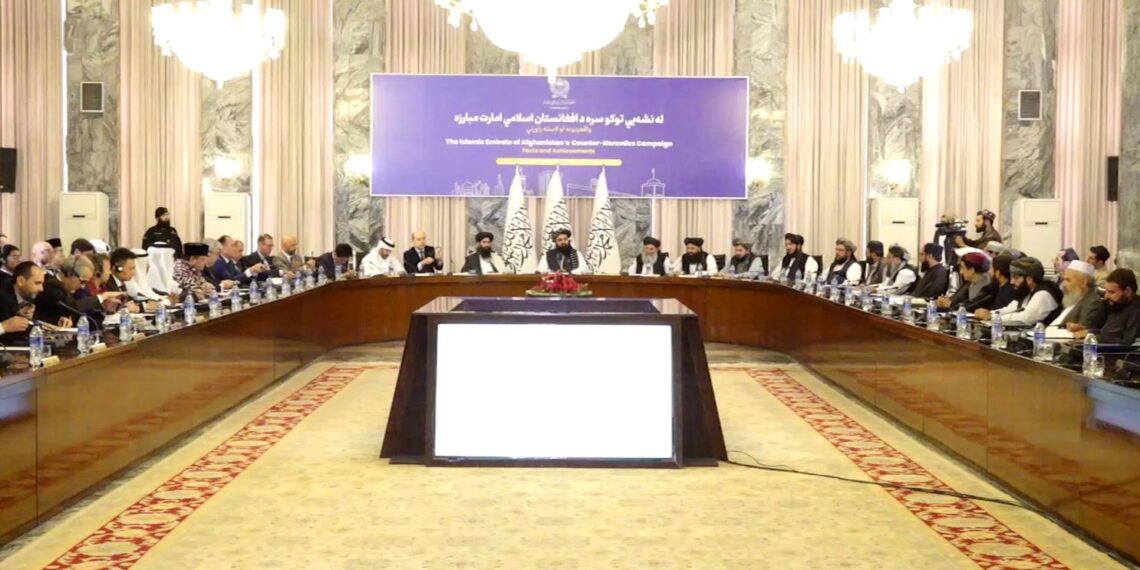 متقي: ګاونډیو هېوادونو کې د نشه يي توکو کښت افغانستان ته سرخوږی جوړ کړی